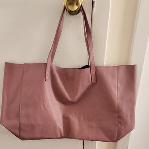 H&M Mauve Leather Tote Bag